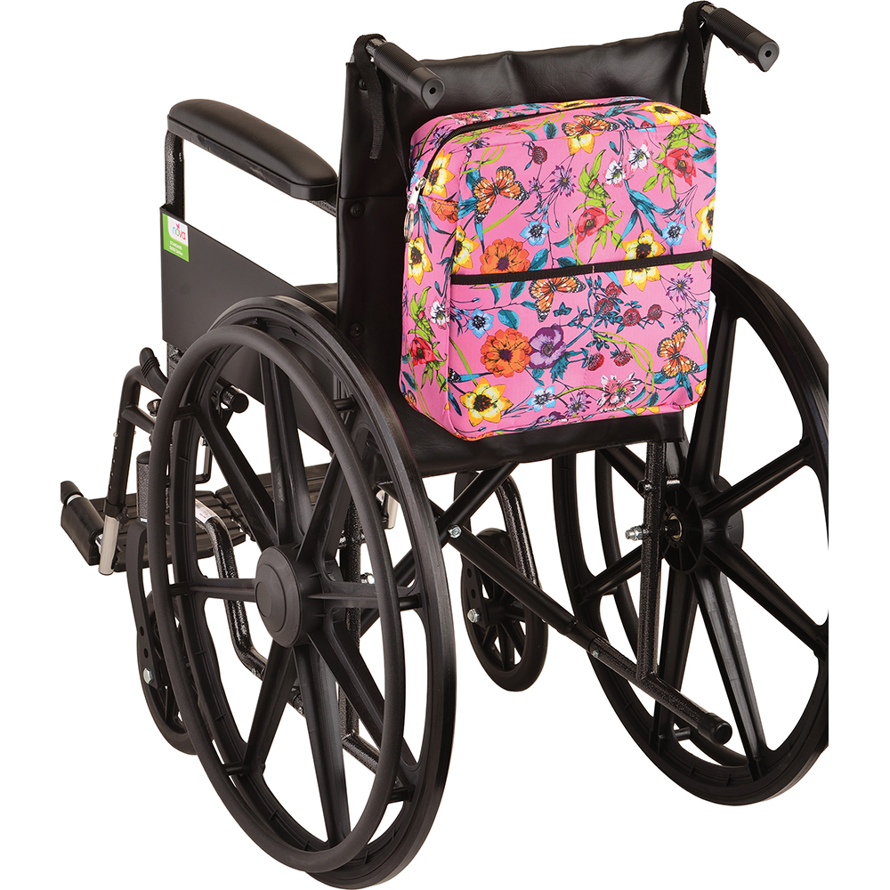 Mobility Bag - Enchanted Garden on Wheelchair